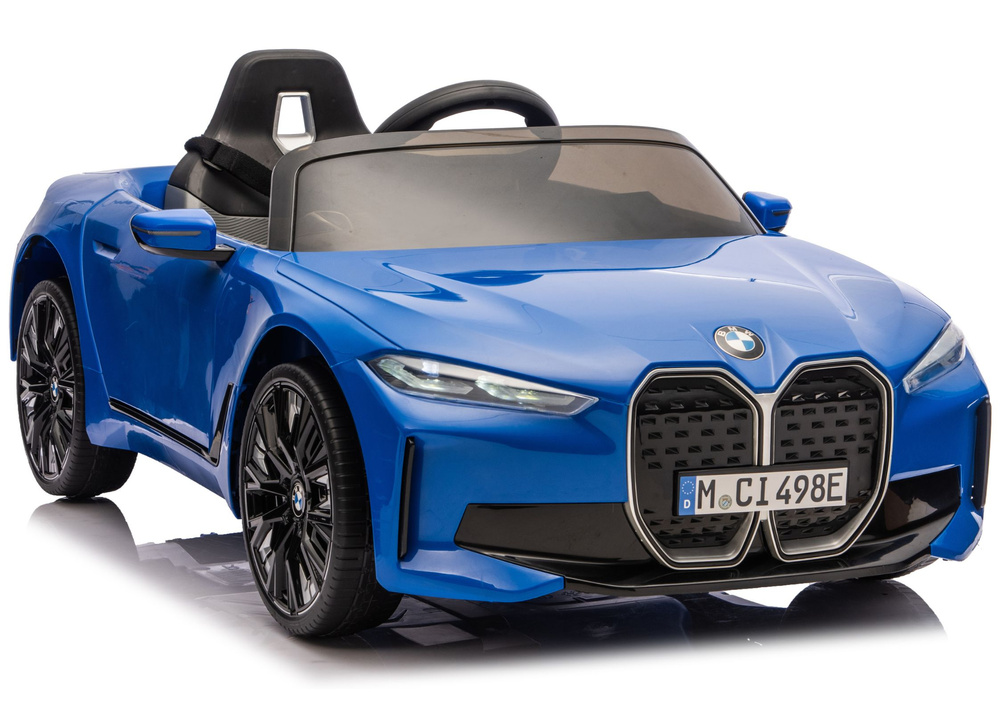 Vaikiškas elektrinis automobilis BMW i4 4x4 JE1009 mėlynas