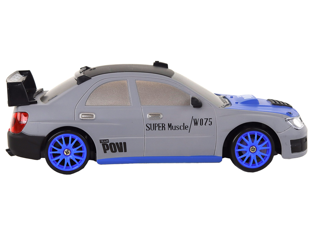 Pilkas r/c sportinis automobilis 1:24 – keičiamų ratų komplektas