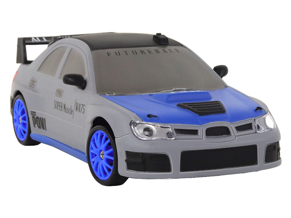 Pilkas r/c sportinis automobilis 1:24 – keičiamų ratų komplektas
