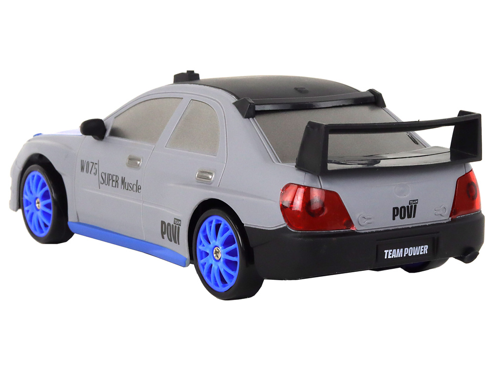 Pilkas r/c sportinis automobilis 1:24 – keičiamų ratų komplektas