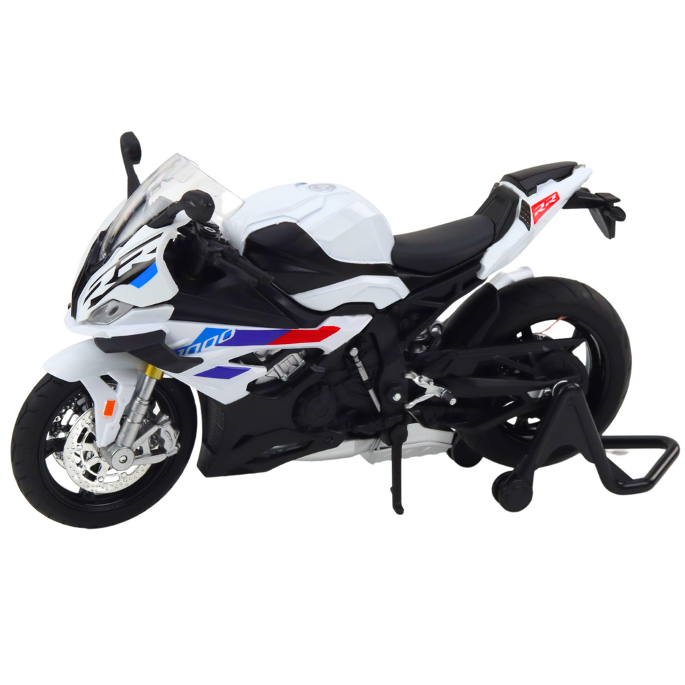 Sportinis motociklas metalinis baltyas s1000 1:12