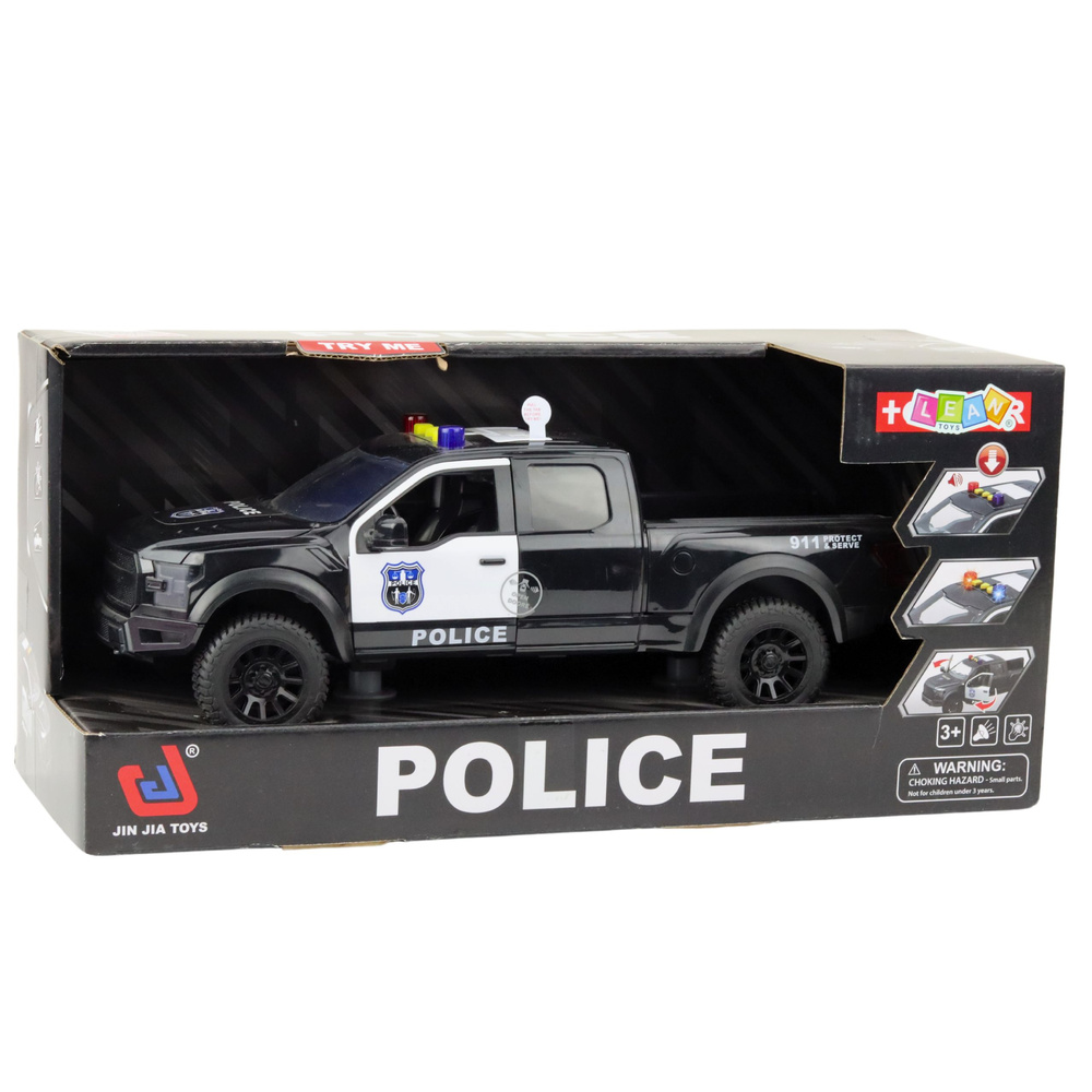 Policijos automobilis 1:12 su šviesos ir garso efektais