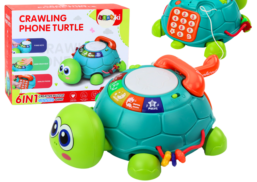Lavinamasi žaislas lean toys , 6in1, žalias
