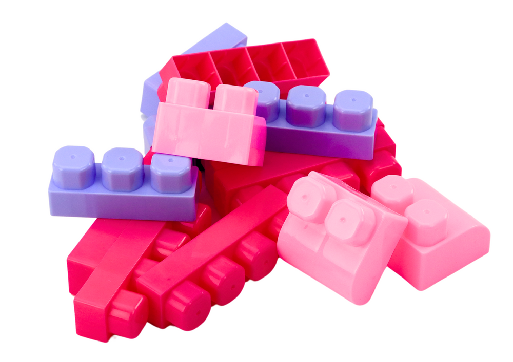 Kaladėlių rinkinys kibire lean toys, 160 vnt.