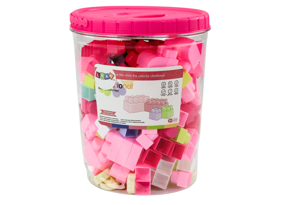 Kaladėlių rinkinys kibire lean toys, 160 vnt.