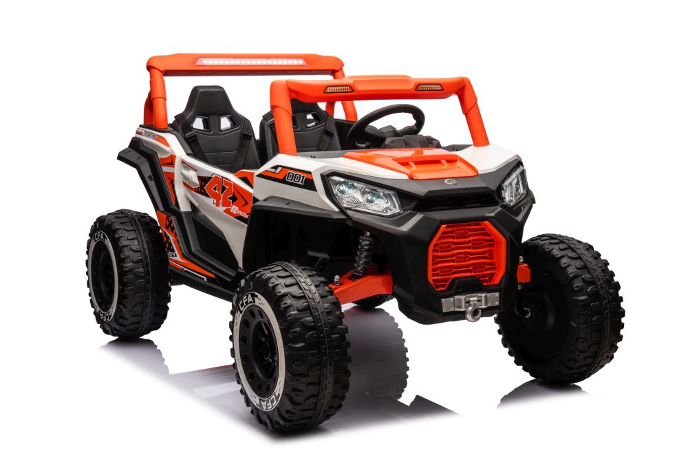 Elektromobilis vaikams buggy nel-913 orange 4x4 24v, oranžinis