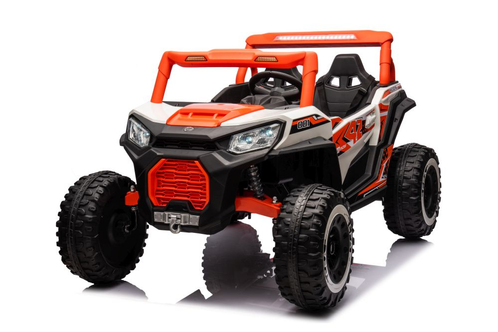 Elektromobilis vaikams buggy nel-913 orange 4x4 24v, oranžinis