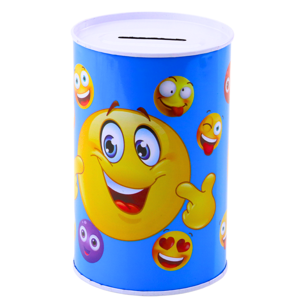 Vaikiška metalinė taupyklė su emoji