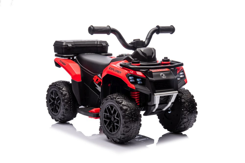 Vaikiškas akumuliatorinis keturratis lean gts1155 – raudonas