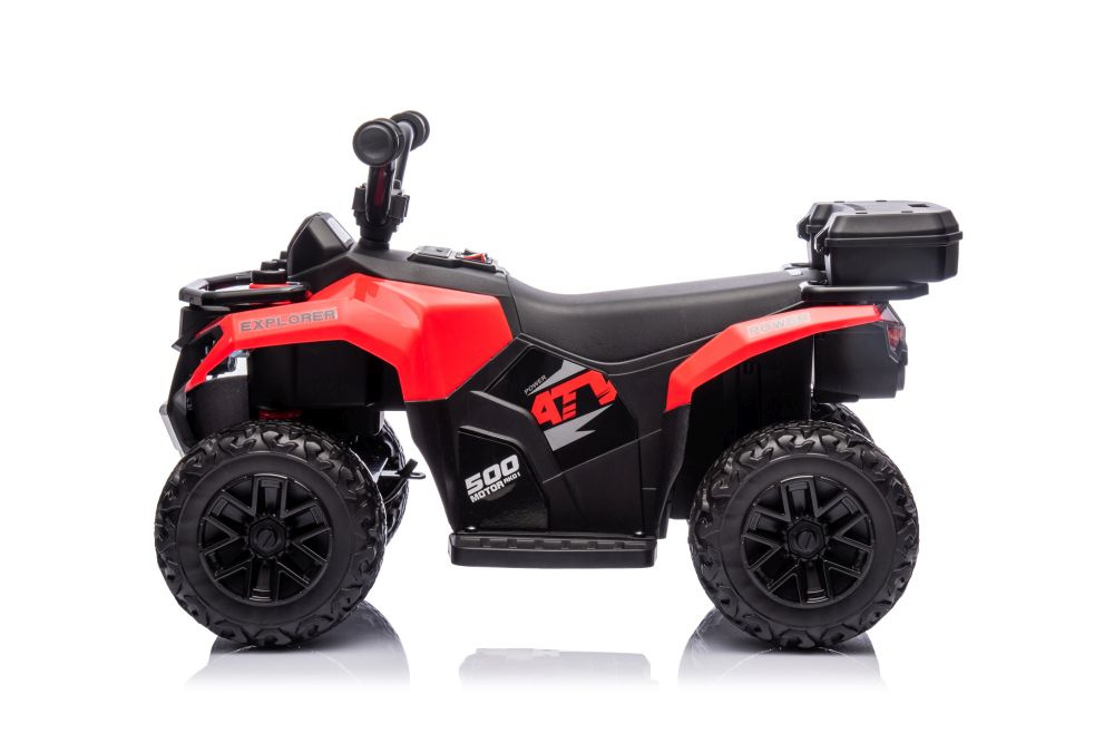 Vaikiškas akumuliatorinis keturratis lean gts1155 – raudonas