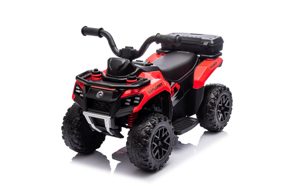Vaikiškas akumuliatorinis keturratis lean gts1155 – raudonas