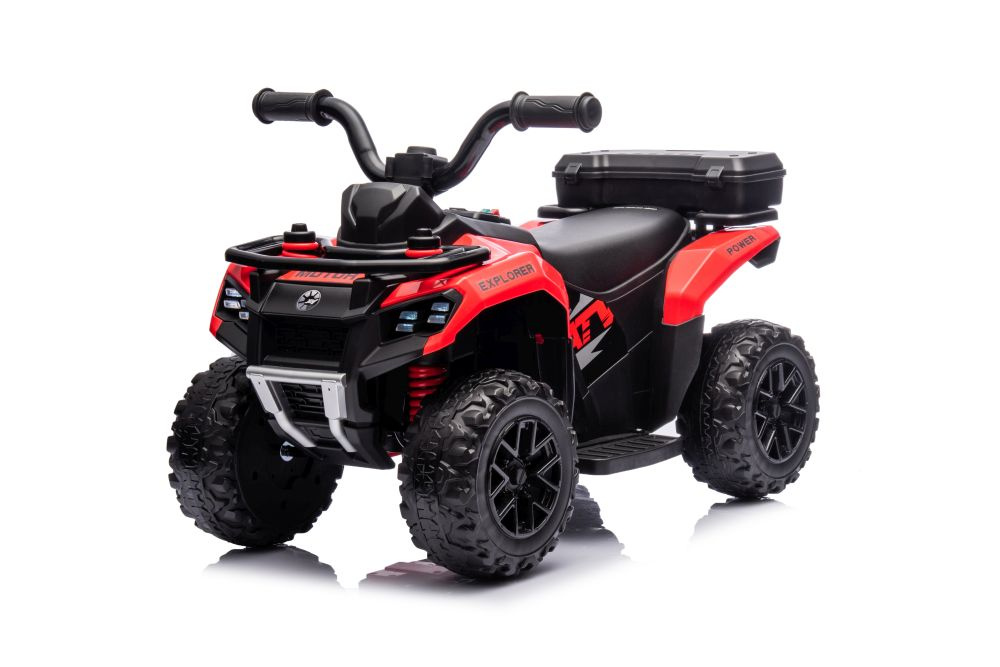 Vaikiškas akumuliatorinis keturratis lean gts1155 – raudonas