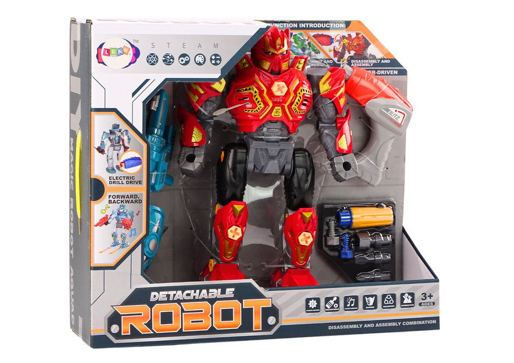 Roboto rinkinys raudonas