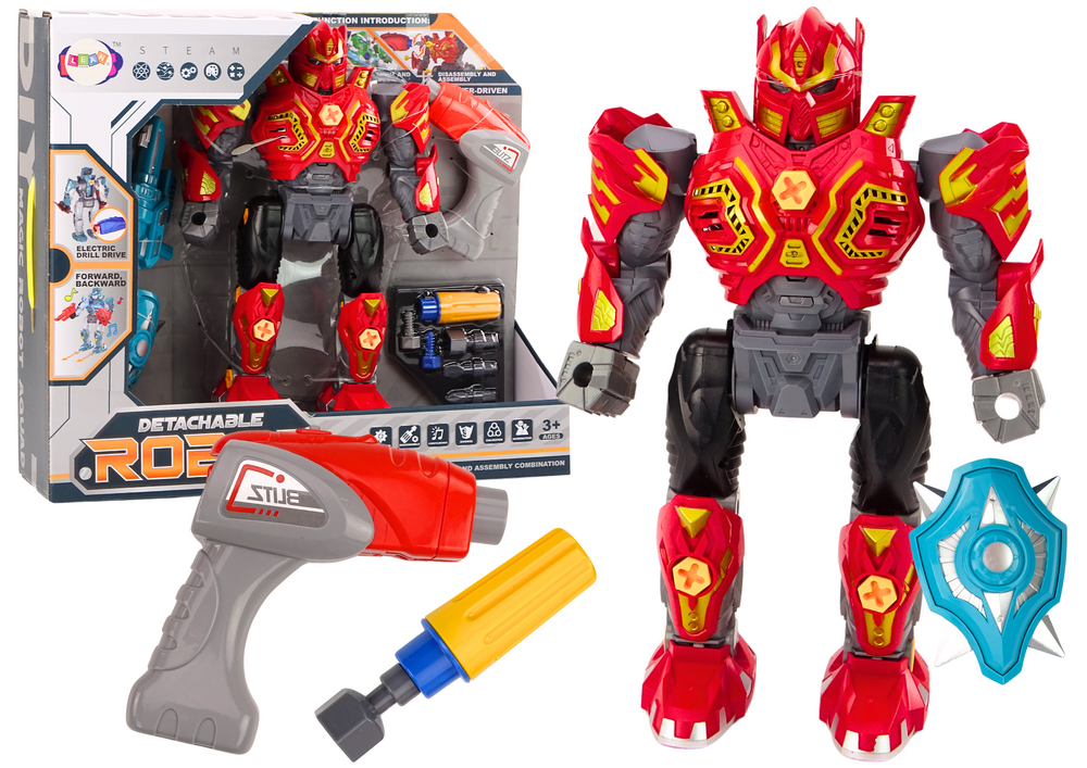 Roboto rinkinys raudonas