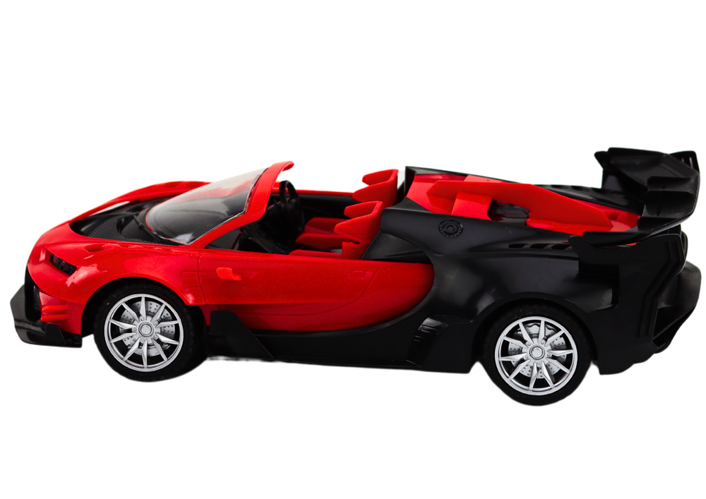 Nuotoliniu būdu valdomas sportinis automobilis rc 1:18, raudonas