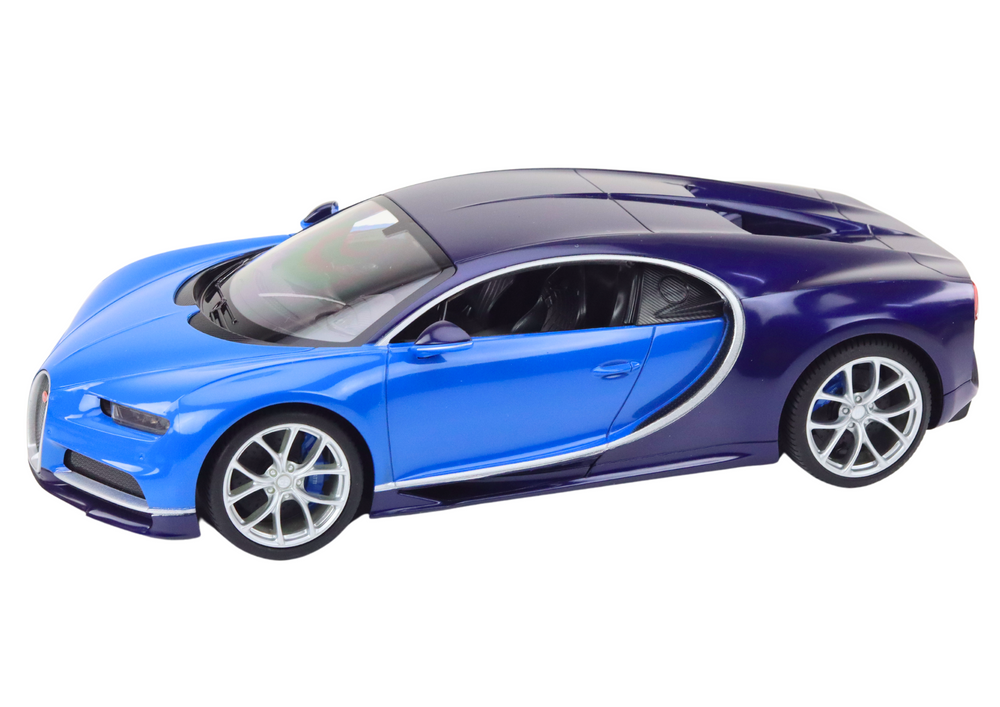 Nuotolinio valdymo automobilis bugatti chiron 1:14 mėlynas