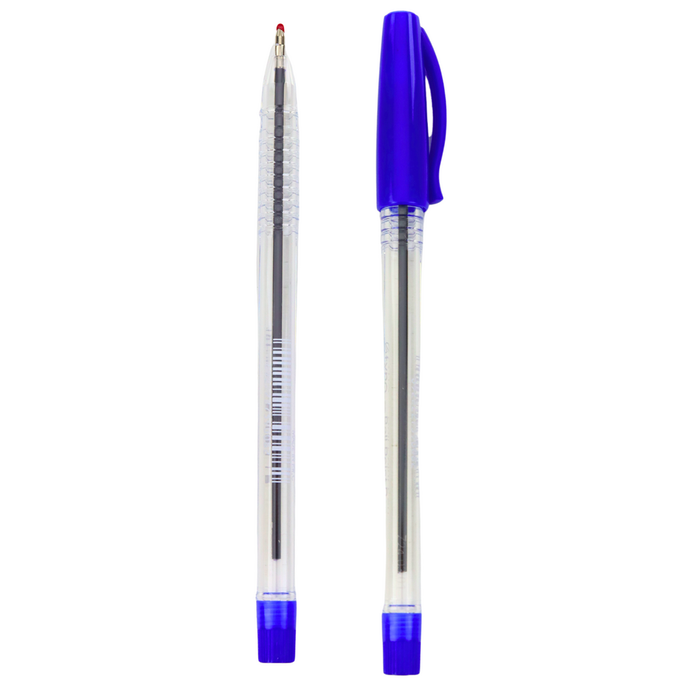 Mėlynos spalvos rašiklis su keičiamu šerdeliu, 0.7 mm