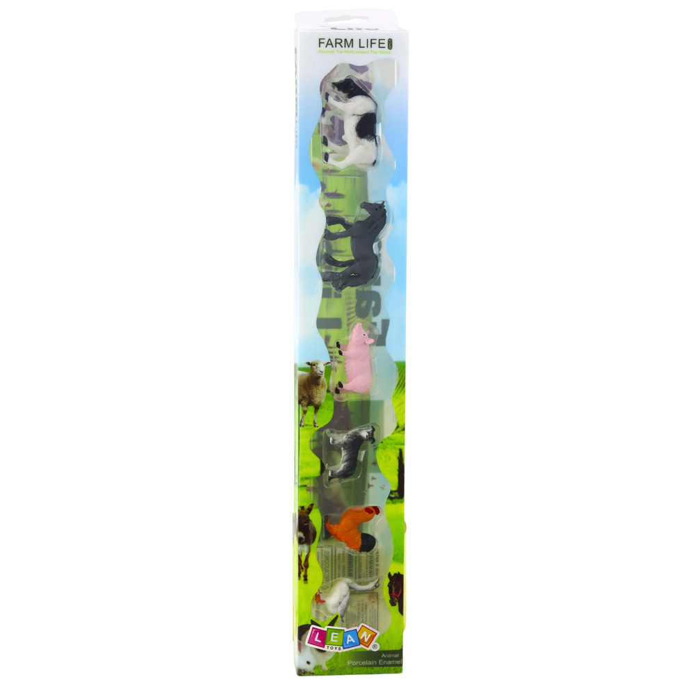 Gyvūnų figūrėlių rinkinys vaikams, 6 vnt, 3-5 cm