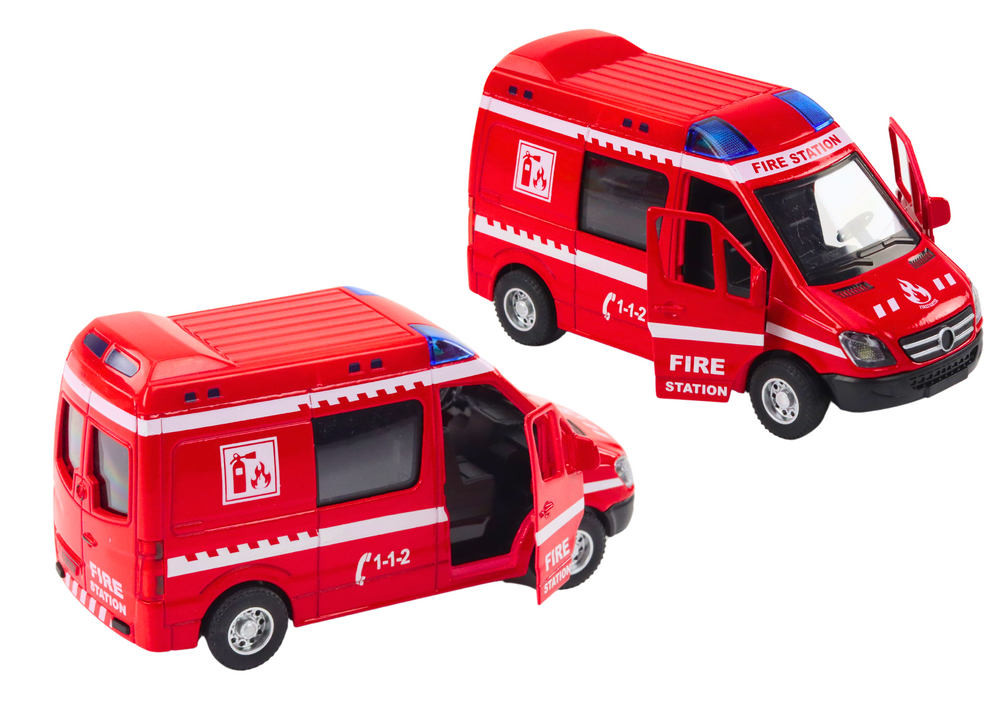 Gaisrinės automobilis 1:32 su šviesomis ir garsais