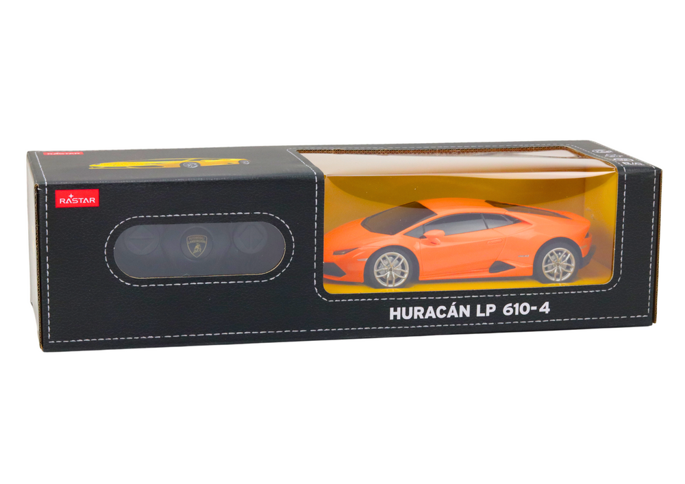 Nuotoliniu būdu valdomas automobilis lamborghini huracan 1:24, oranžinis