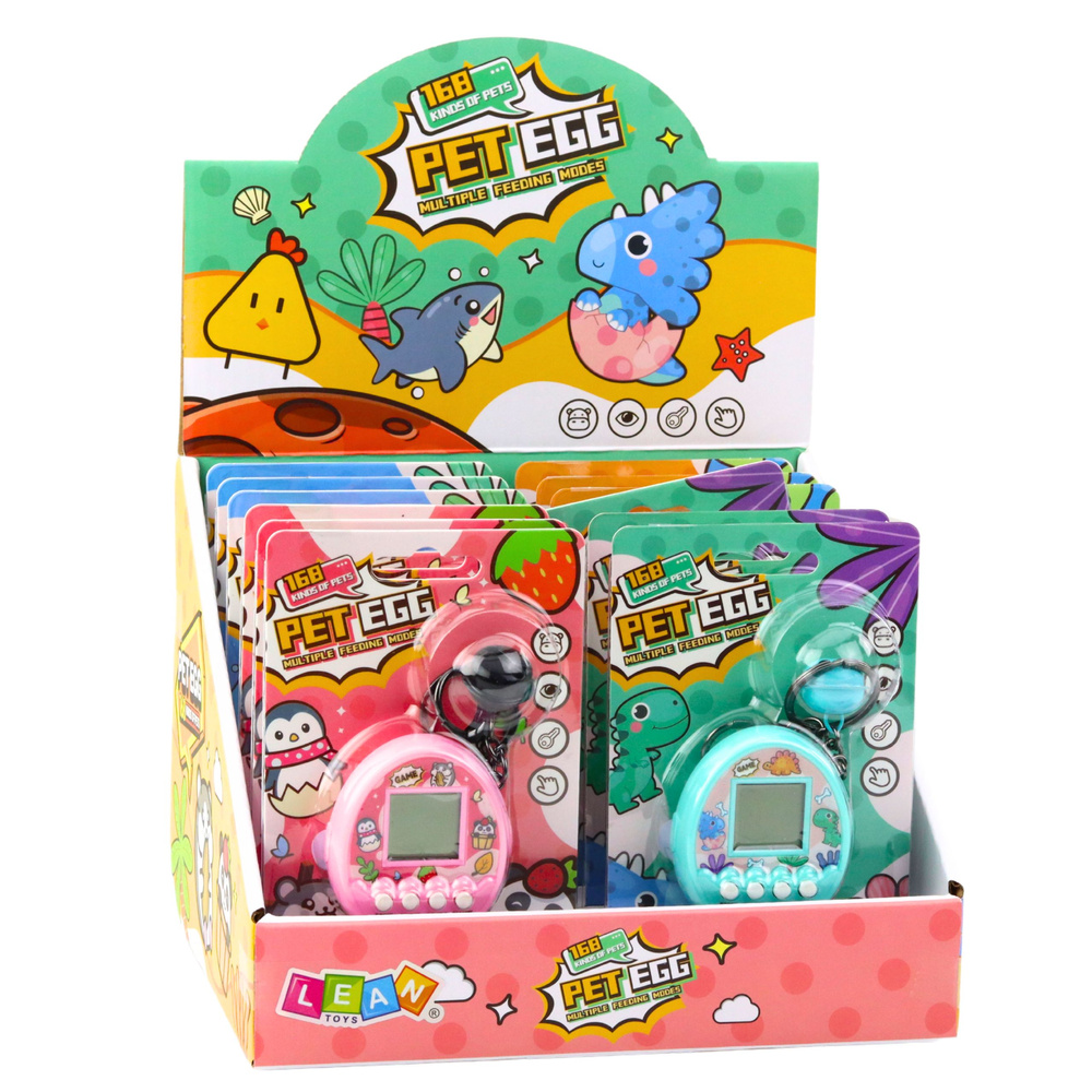Elektroninis žaidimas tamagotchi kiaušinis su pakabuku