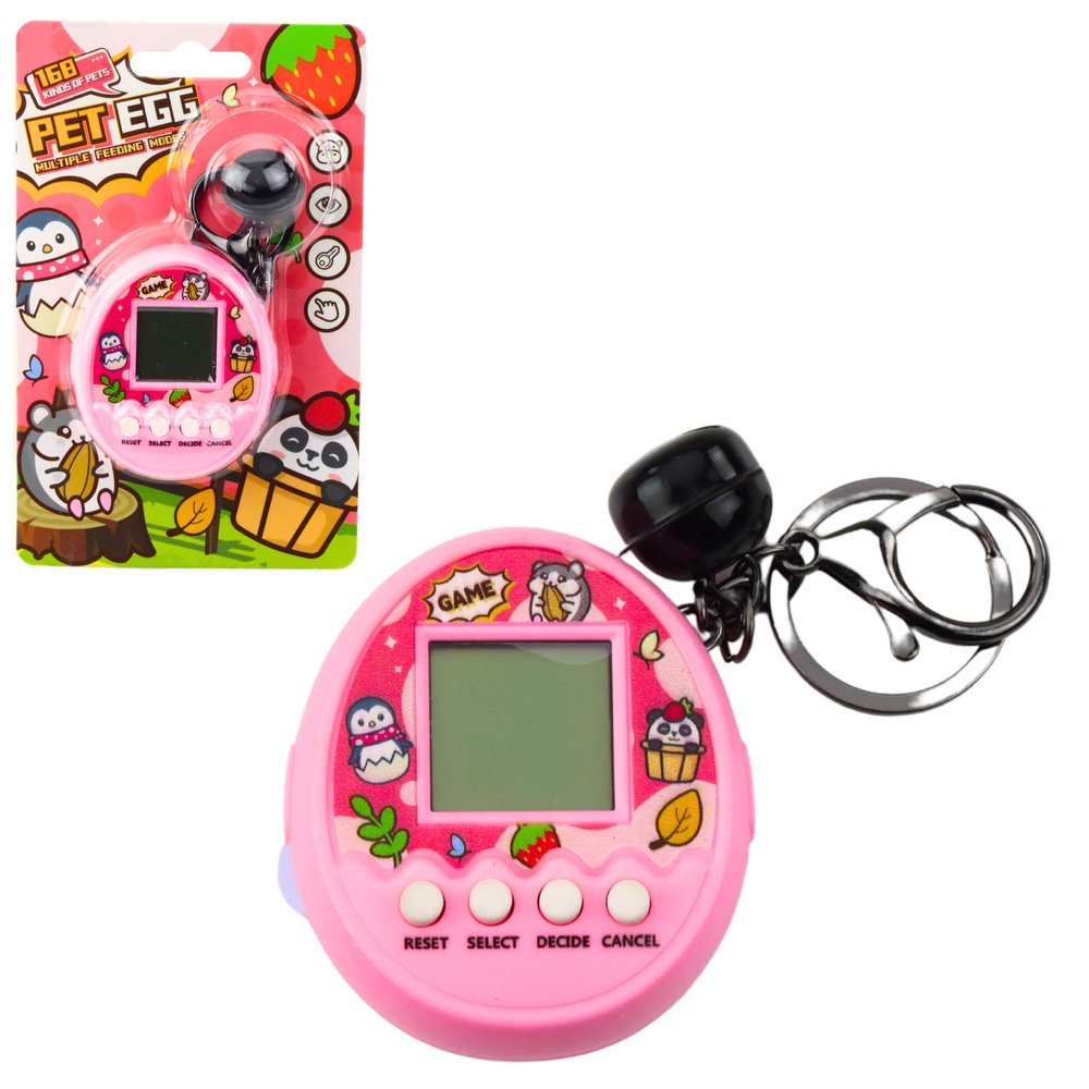 Elektroninis žaidimas tamagotchi kiaušinis su pakabuku
