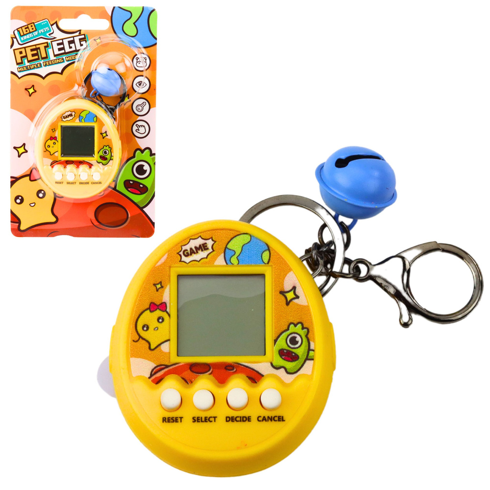 Elektroninis žaidimas tamagotchi kiaušinis su pakabuku