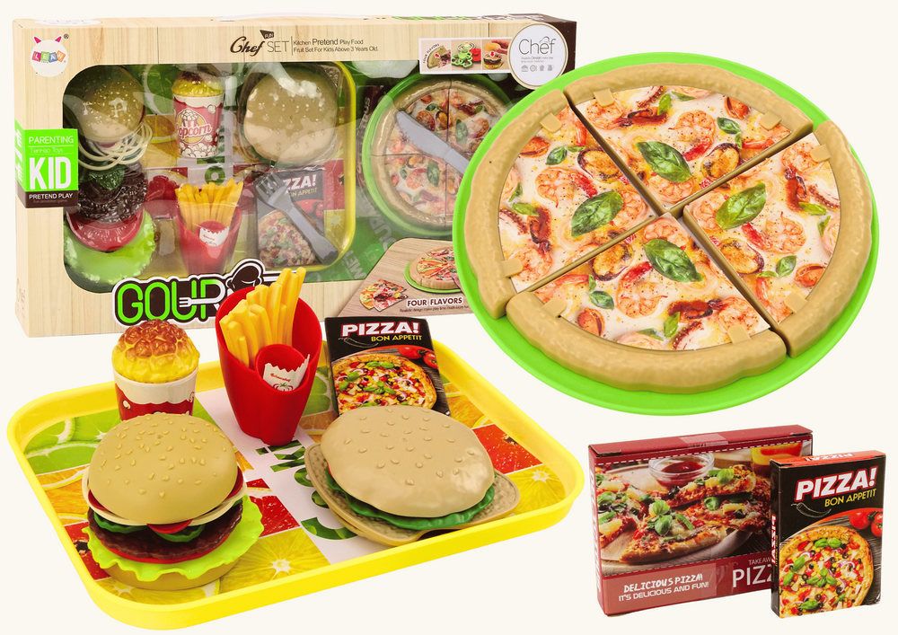 Žaislinis maisto rinkinys leantoys, 24 vnt.