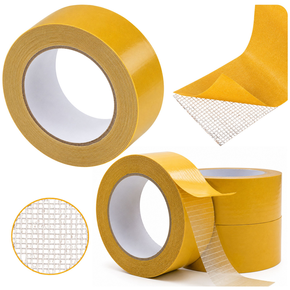Dvipusė armuota juosta 50 mm x 25 m