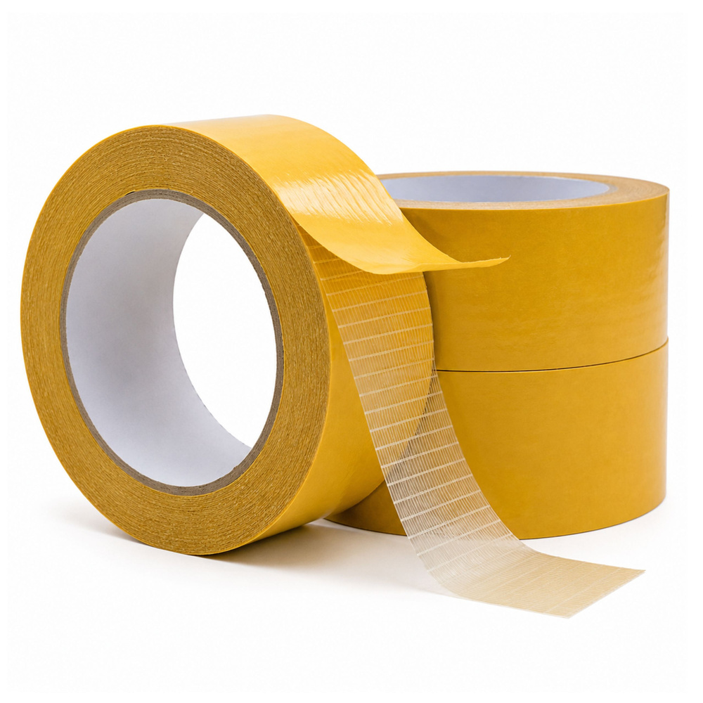 Dvipusė armuota juosta 50 mm x 25 m