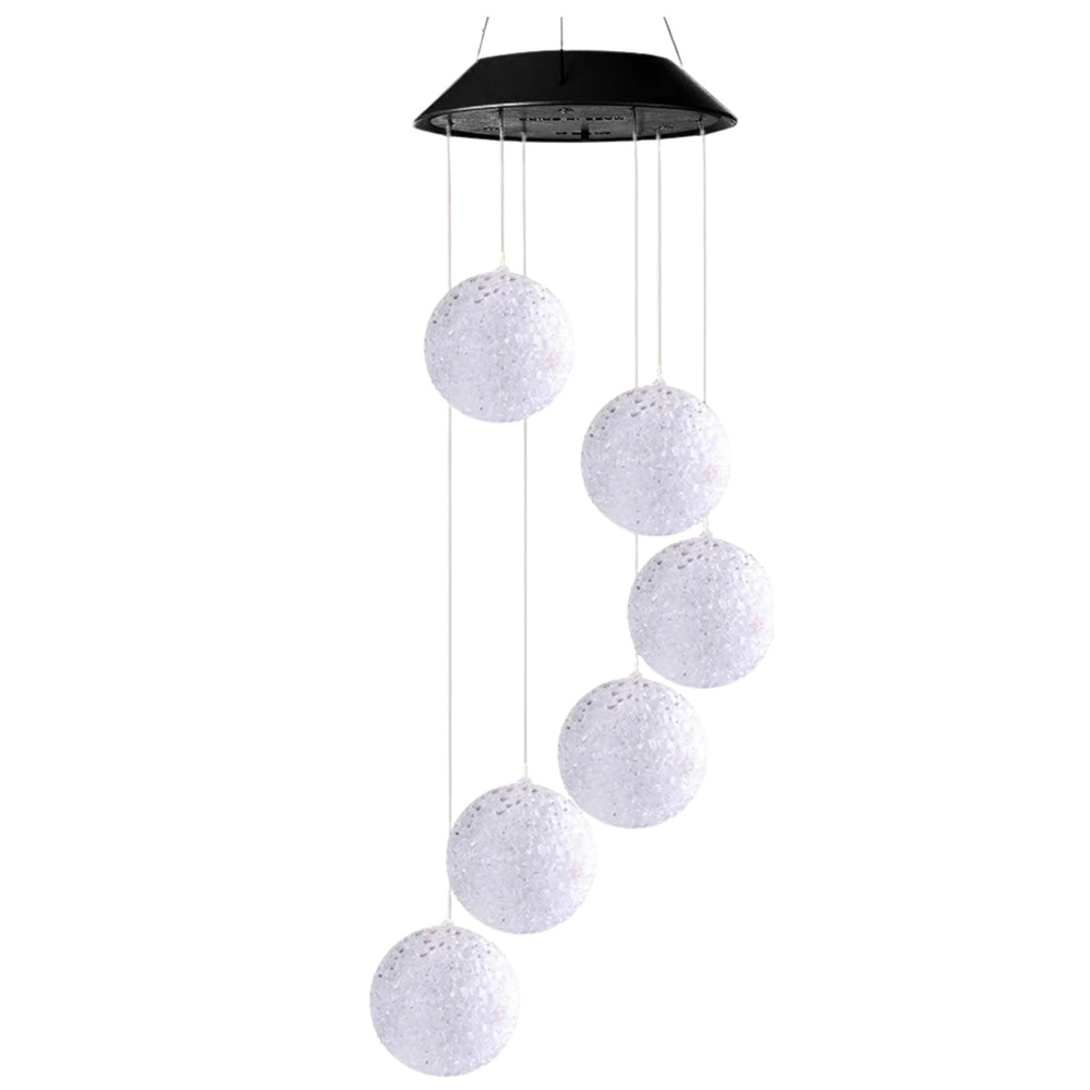 Saulės energija maitinamos led sferos, 70 cm