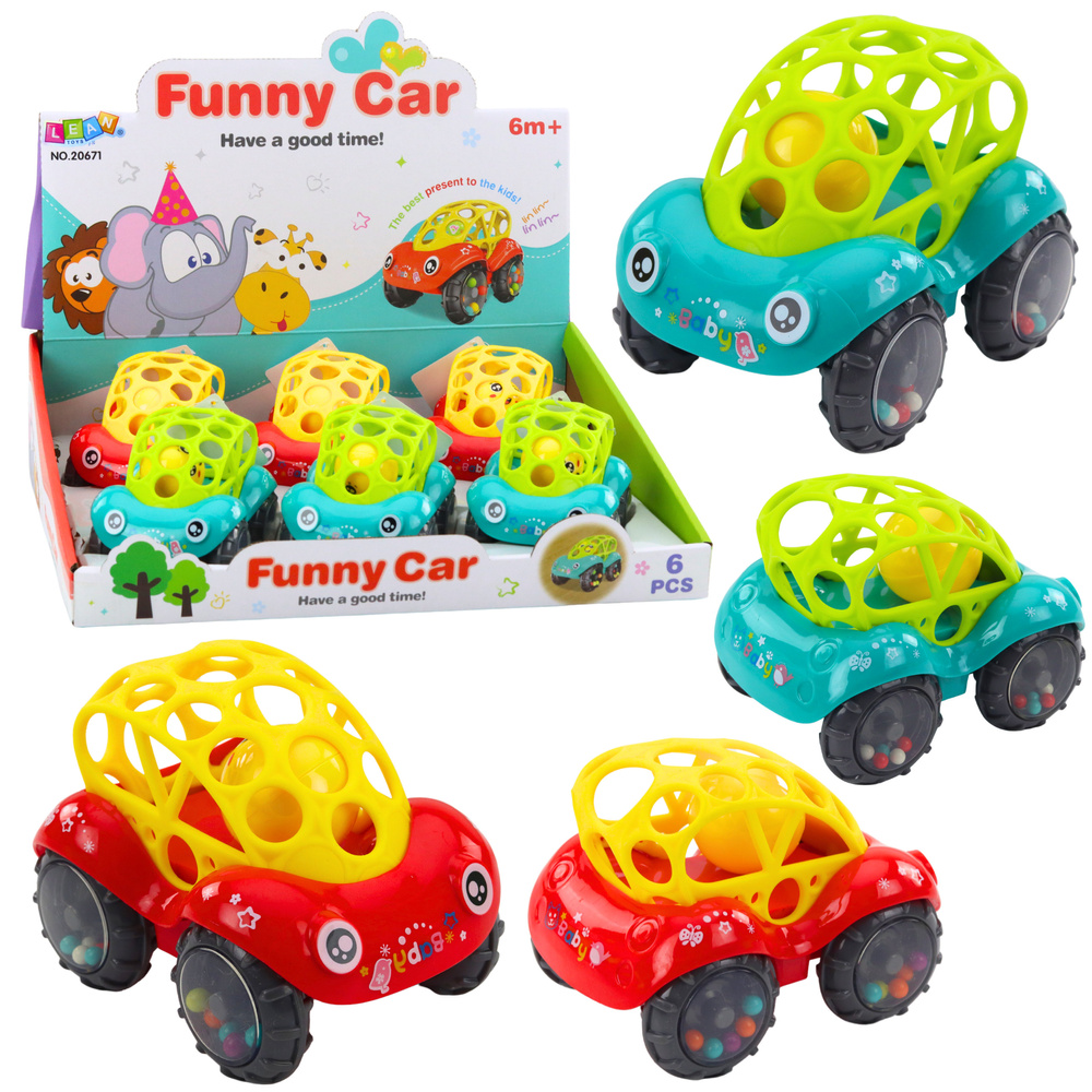 Kūdikio barškutis automobilis