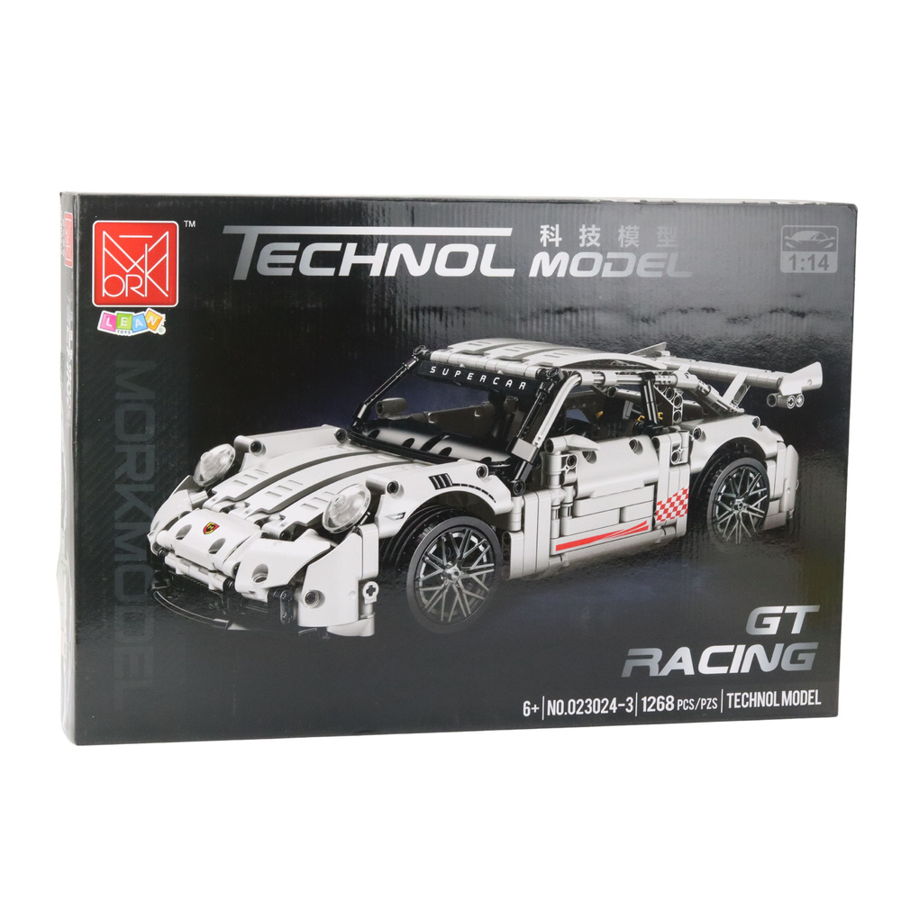 Konstruktorius gt racing automobilis 1:14, 1268 detalės