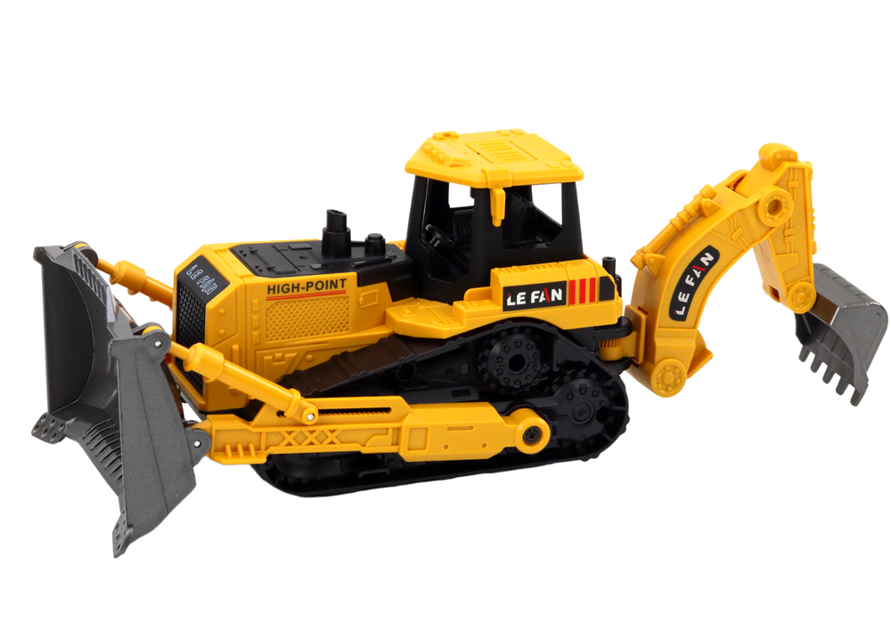 Žaislas vikšrinis ekskvatorius Lean Toys, geltonas