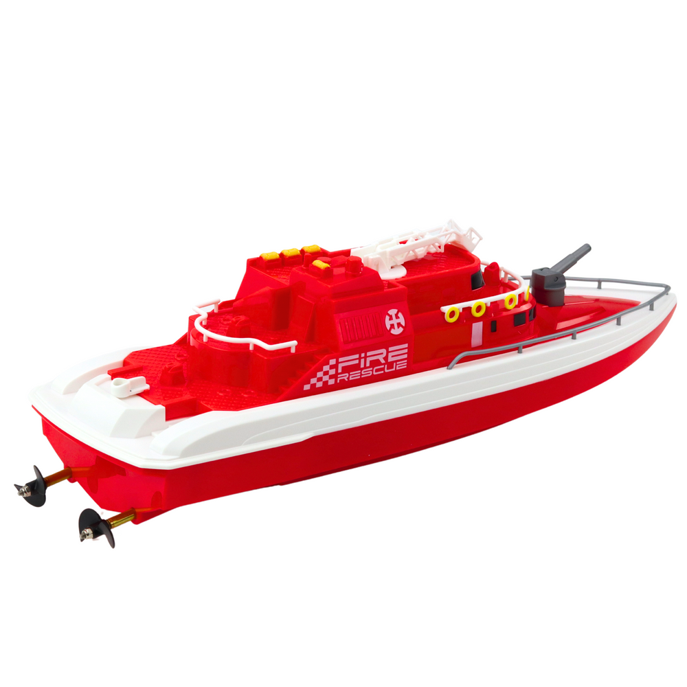 Nuotoliniu būdu valdomas motorlaivis rc 1:28 raudonas 40 cm