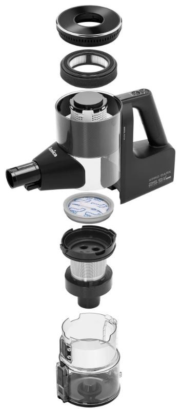 Dulkių siurblys - šluota amica vm x pro dark 1194038