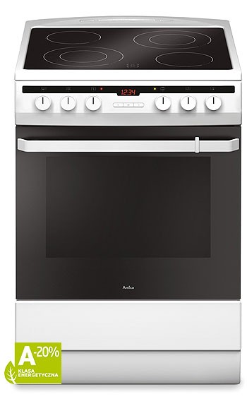 Elektrinė viryklė amica 618ce 3.332 htaq (w)