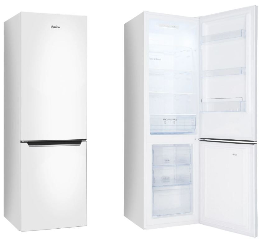 Laisvai pastatomas, šaldytuvas su šaldikliu apačioje amica fk 2995.2ft(e), rankinis atitirpinimas
