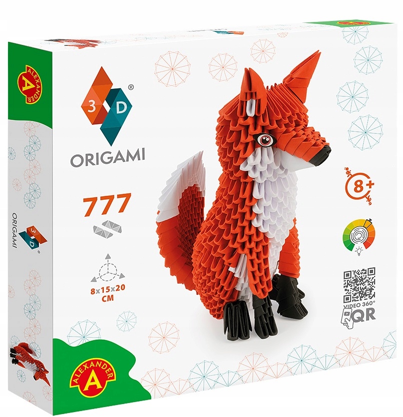 3D origami Alexander, Lapė