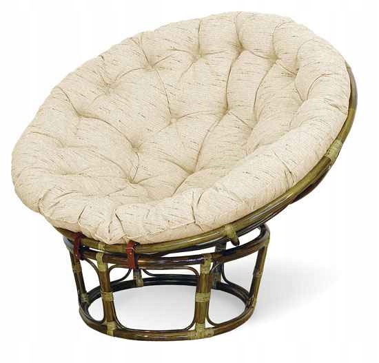 „papasan“ kėdės pagalvė 130 cm atspari vandeniui smėlio spalvos
