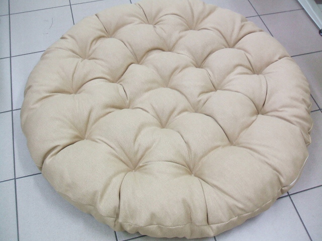 „papasan“ kėdės pagalvė 130 cm atspari vandeniui smėlio spalvos