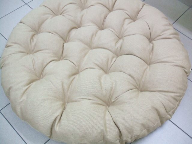 „papasan“ kėdės pagalvė 130 cm atspari vandeniui smėlio spalvos