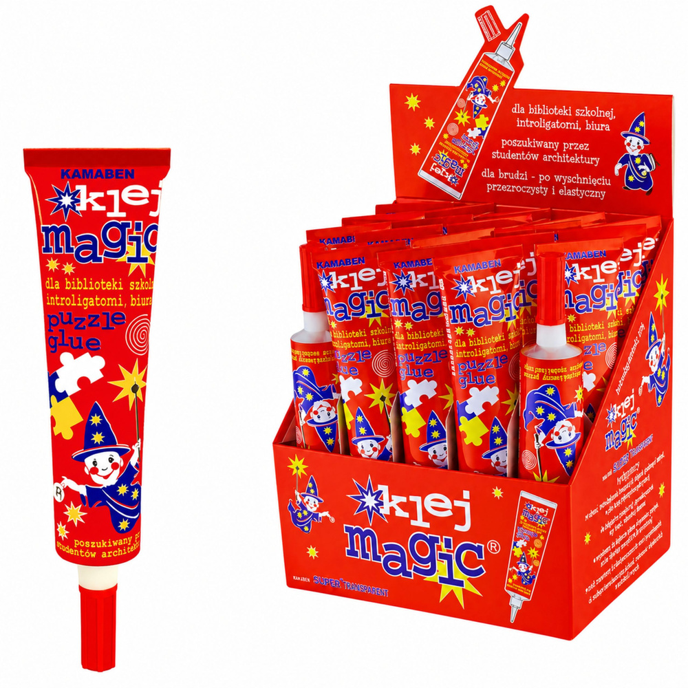 Klijai MAGIC® tūbelėje, raudoni, 45 g