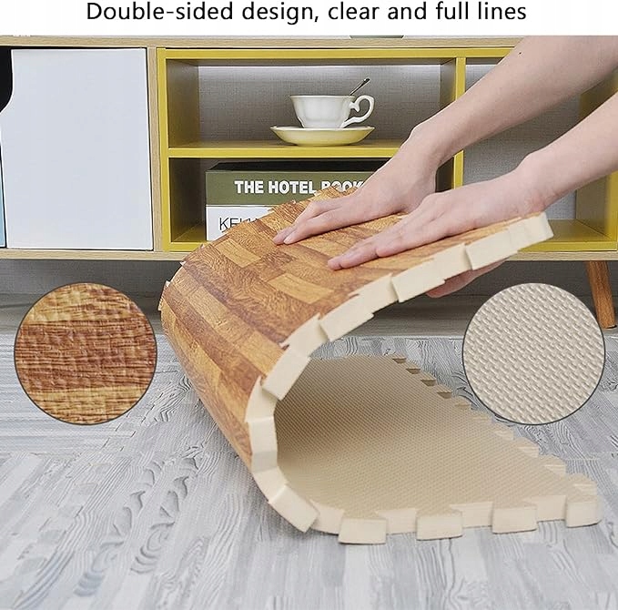Dėlionės grindims PLUS PUSH PERMANENTINIS APSAUGINIS SENOVINIS MATAS 30 cm BALTAS