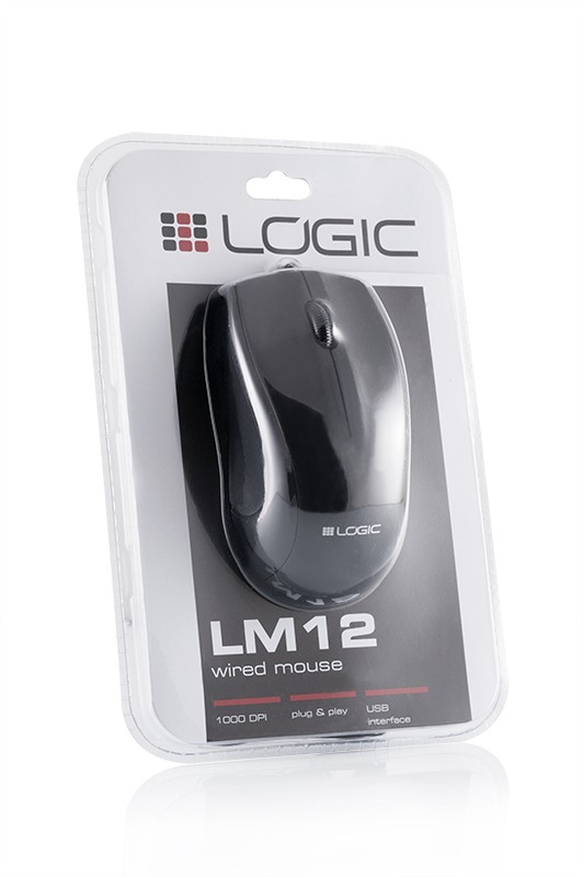 Laidinė pelė logic lm-12, juoda
