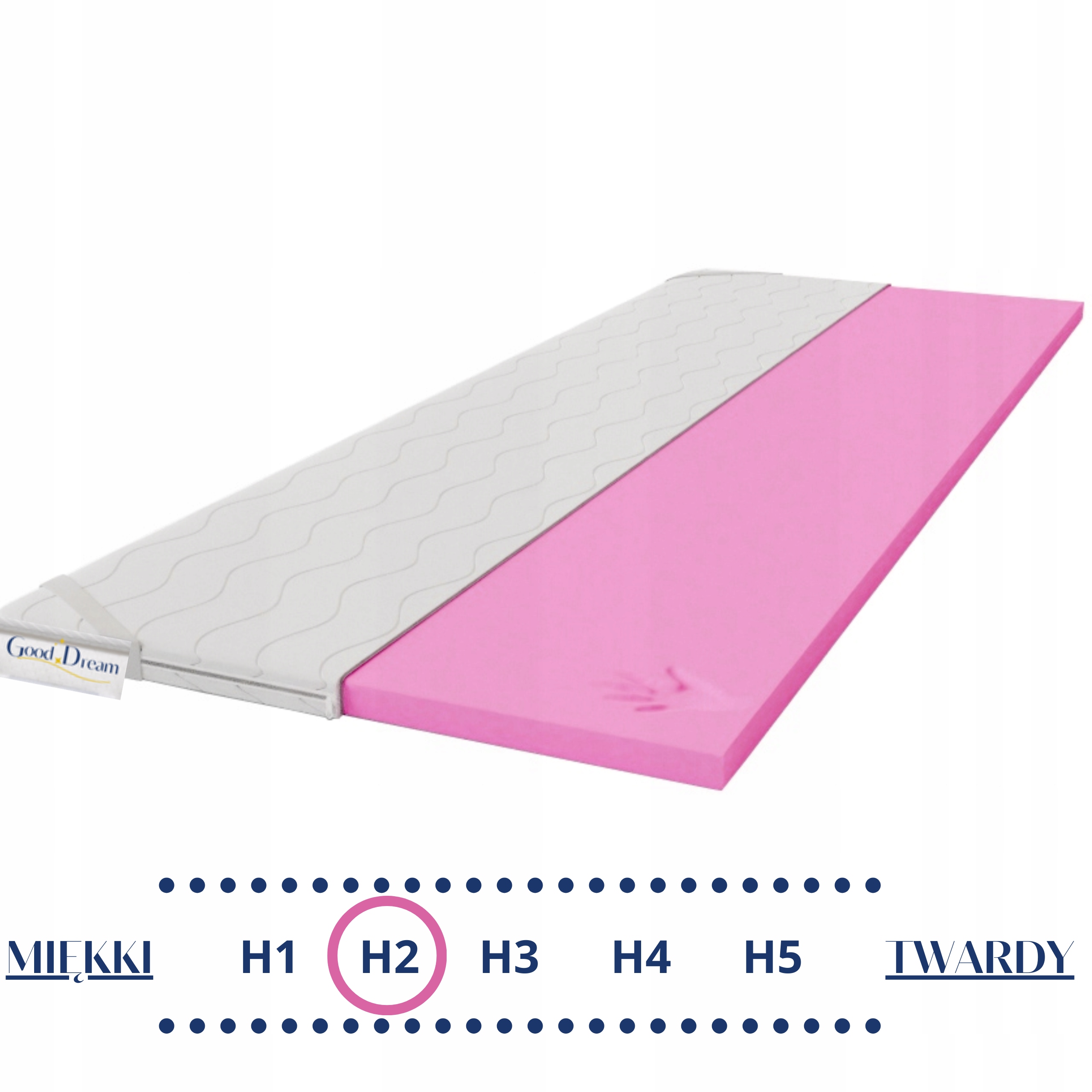 Topper antčiužinis 80x200 visco porolonas 5cm h2