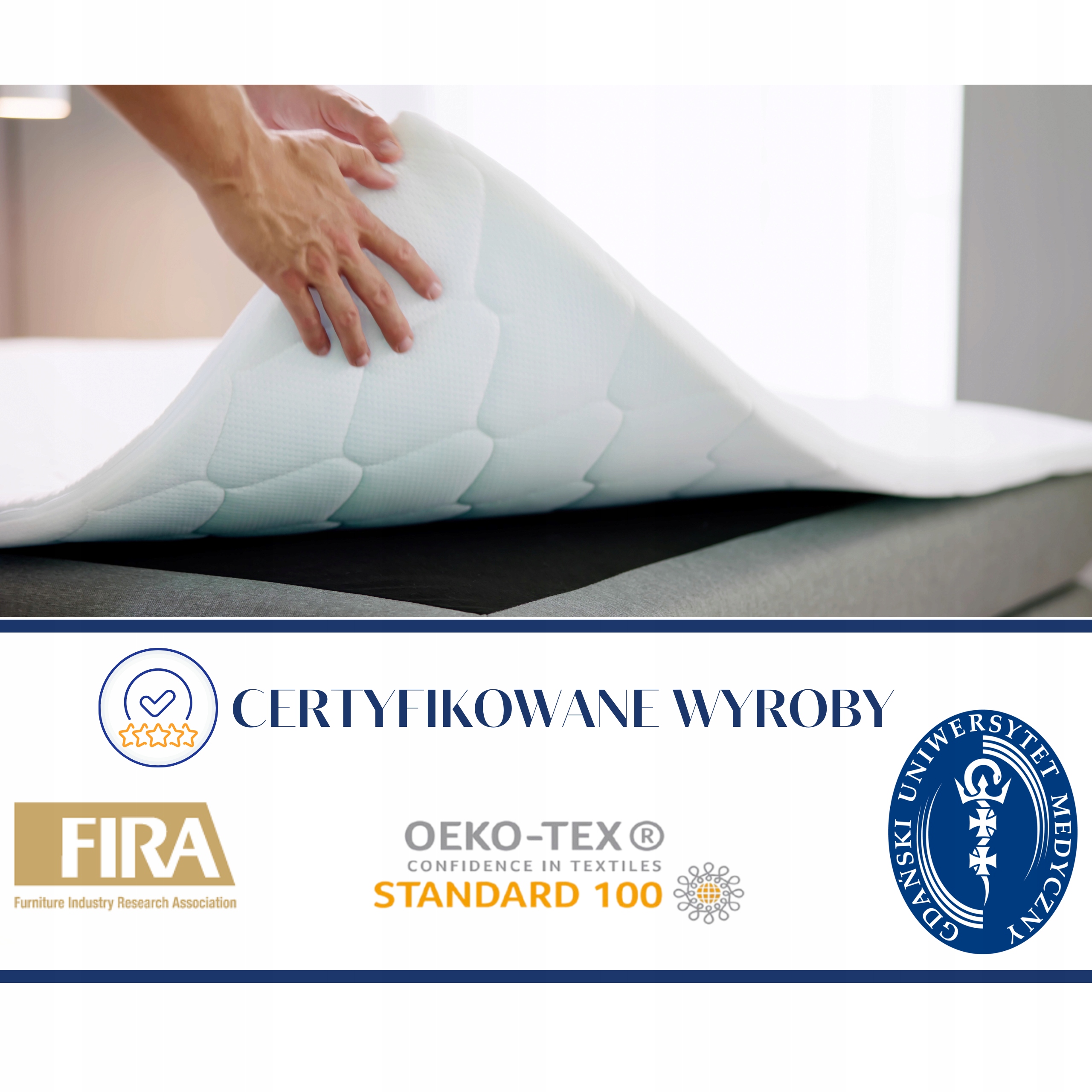 Topper antčiužinis 90x200 porolonas 5cm h2