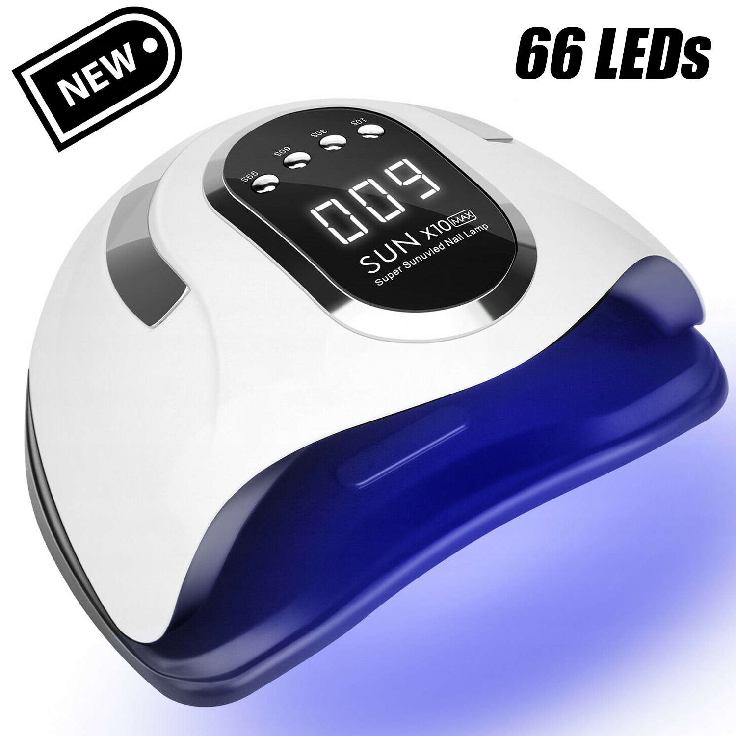 Uv led nagų lempa 280w hibridams, geliams, stipriems hibridams su ekranu