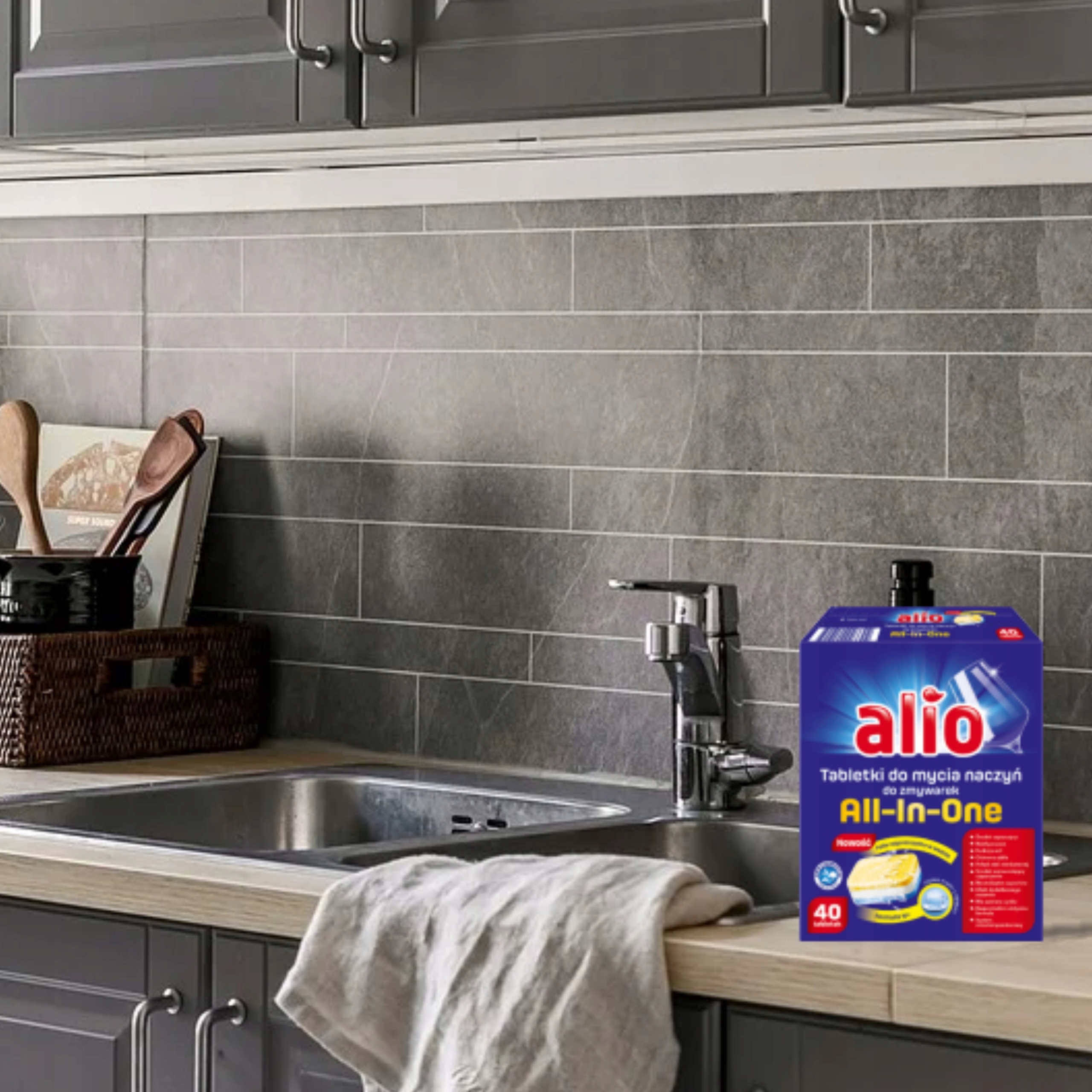 Alio all-in-one indaplovės tabletės 40 vnt
