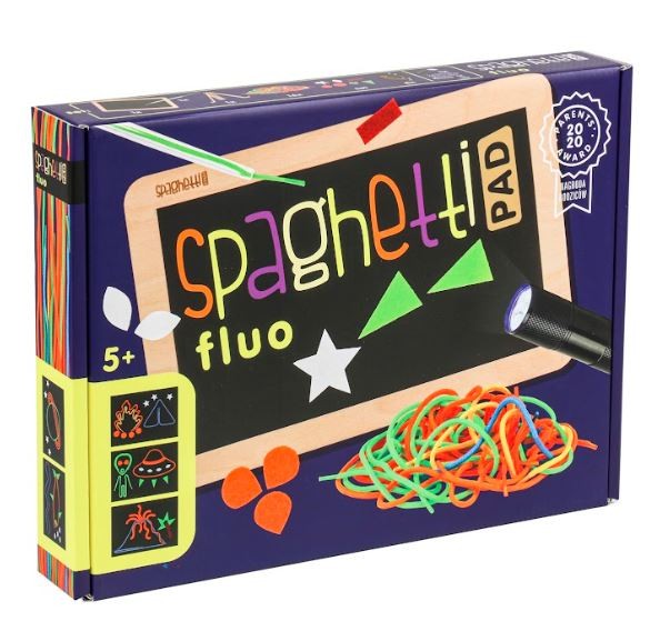 Interaktyvus korbo spaghetti fluo rinkinys